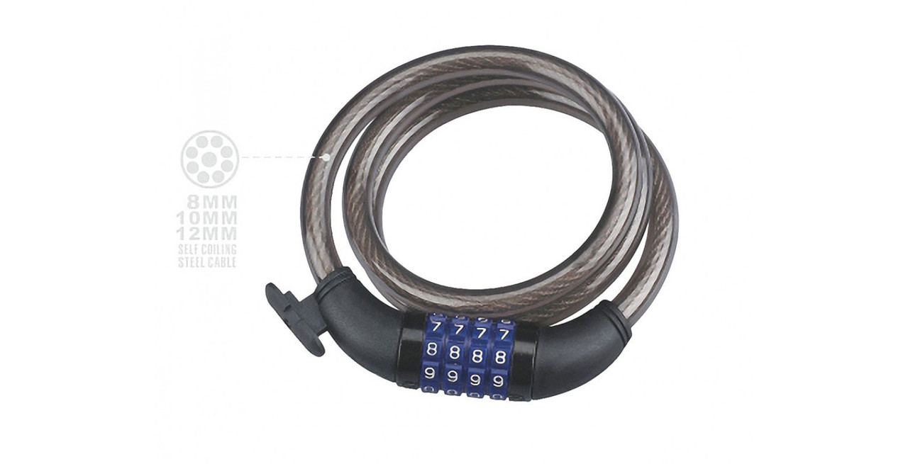 Замок Neko-523-8 спіраль код 8х1800мм
