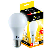 Світлодіодна лампа Light Offer LED A60 10 W E27 4000 K 1080 Lm (LED 10 022)