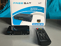 Freesat V7 DVB-S2 HD спутниковый тв приемник +YouTube