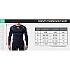 Компресійна футболка чоловіча лонгслів Peresvit Air Motion Compression Long Sleeve T-Shirt Black Blue, фото 2