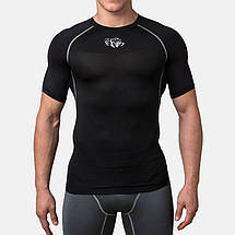 Компресійна футболка чоловіча Peresvit Air Motion Compression Short Sleeve T-Shirt Black Grey, фото 2