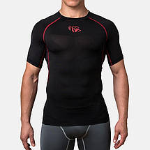 Компресійна футболка чоловіча Peresvit Air Motion Compression Short Sleeve T-Shirt Black Red, фото 2