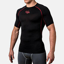 Компресійна футболка чоловіча Peresvit Air Motion Compression Short Sleeve T-Shirt Black Red, фото 3