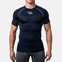 Компресійна футболка чоловіча Peresvit Air Motion Compression Short Sleeve T-Shirt Navy Grey, фото 2