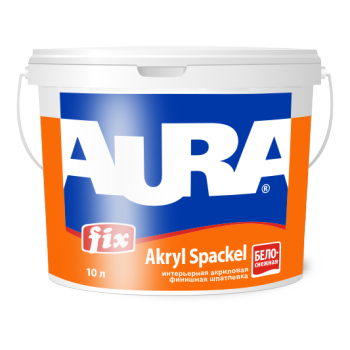 Шпаклівка для стін і стель Aura Fix Akryl Spaсkel 16,5 кг