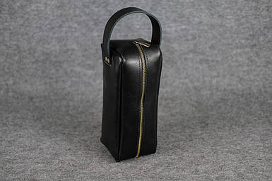 Несесер Класика з натуральної шкіри колір Чорний