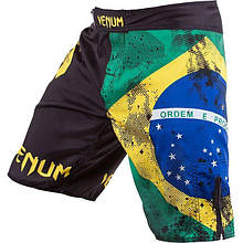 Шорти для єдиноборств Venum Brazilian Flag Fightshorts - Black