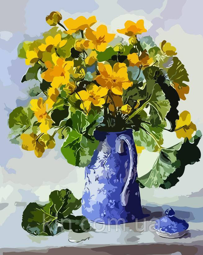 Картина за номерами ArtStory Букет жовтих квітів 40 х 50 см (арт. AS0146)
