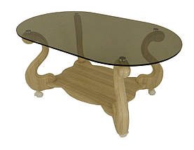 Журнальний скляний стіл "Граф" МС-4 для вітальні Антонік, фото 3