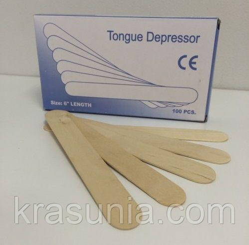 Шпателі одноразові дерев'яні