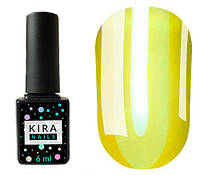 Гель-лак Kira Nails Vitrage №V03 (желто-зеленый, витражный), 6 мл