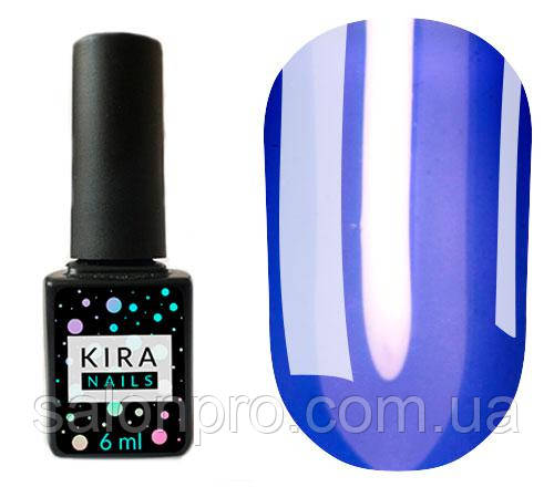 Гель-лак Kira Nails Vitrage №V09 (синій, вітражний), 6 мл