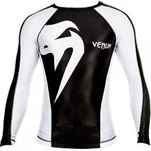 Рашгард лонгслів чоловічий Venum Giant Rashguard - Black/Ice - Long sleeves