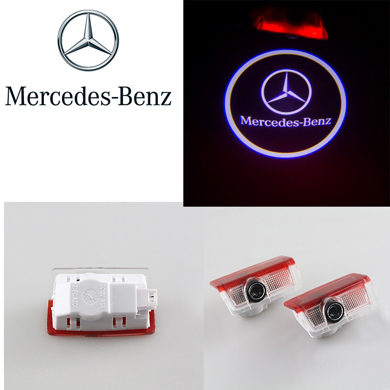 Підсвічування в двері автомобіля з логотипом Mercedes (Мерседес)
