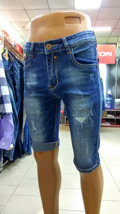 Чоловічі шорти джинсові р. 27, фото 1