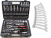 Набір ключів 108 шт + набір ключів 6-22 мм 12 шт