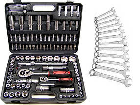 Набір ключів 108 шт + набір ключів 6-22 мм 12 шт