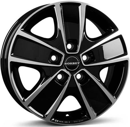 Диски Borbet CWG колір Mistral Anthracite Polished Glossy