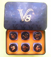 Таблетки для потенції vigra V 8 вгра V 8 препарат 6 пляшечок у пакованні по 3 табл. у пляшечці