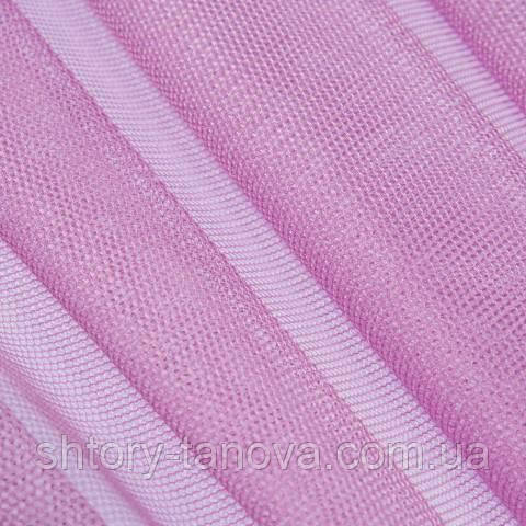 Тюль сітка, яскраво-рожевий, фото 1