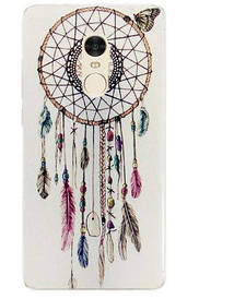 Панель силіконова накладка для Xiaomi Redmi Note 4x з малюнком ловець снів з метеликом