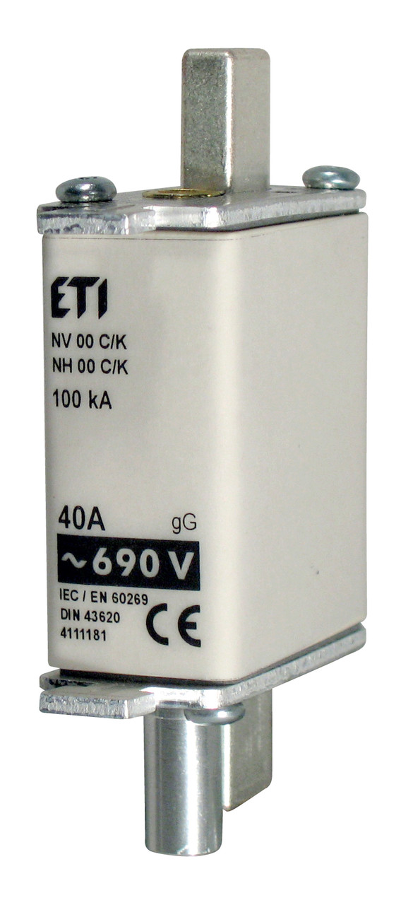 Запобіжник з ударною голкою NH-000_K/gG 35 A KOMBI 690V, фото 1