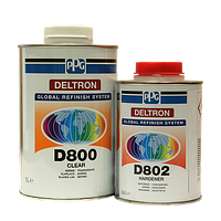 Лак D800 1Л+0,5 отвердитель, DELTRON, PPG