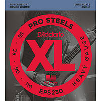 Струны для бас гитары D'Addario EPS230 XL Pro Steels Heavy 4 (.55 - .110)