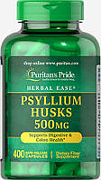 Лушпиння подорожника псиллиум, Psyllium Husks 500 mg, Puritan's Pride, 400 капсул