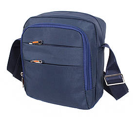 Чоловіча текстильна сумка M6339-2BLUE синя