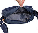 Чоловіча текстильна сумка M6338-2BLUE синя, фото 7