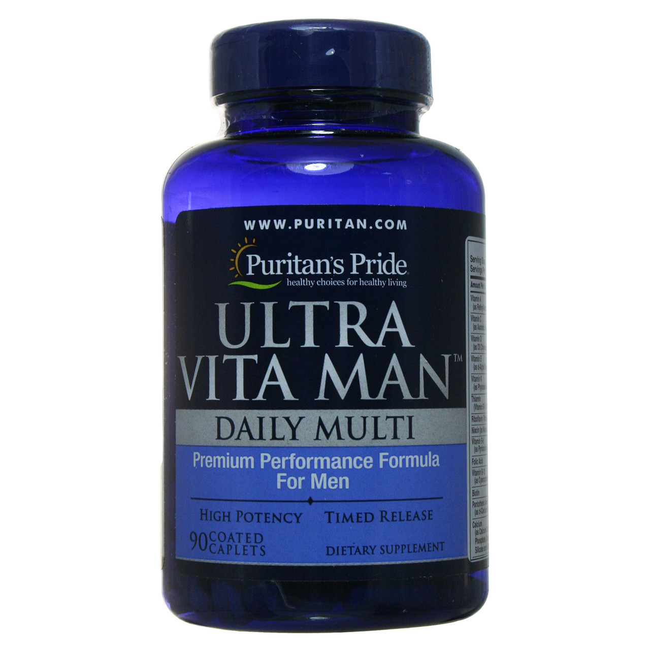 Мультивитаминный комплекс для мужчин Ultra Man, Puritan's Pride, 90 таблеток - фото 1 - id-p302569880