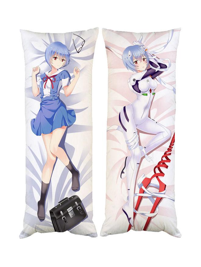 Подушка дакімакура Рей Аянамі Євангеліон Evangelion декоративна ростова подушка для обіймання двостороння