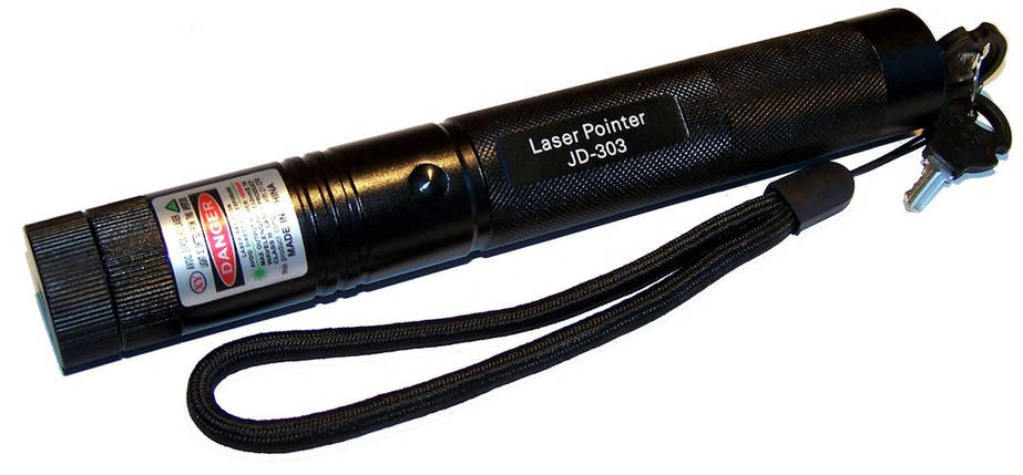 Лазерна указка YL-Laser 303 з ключем, фото 3