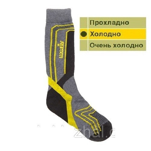 Шкарпетки Norfin Unlimit, відмінний вибір для зими, в наявності всі розміри Спеціальна в'язка забезпечує ідеально