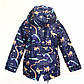 Куртка для хлопчика тонка демісезонна "Діно" 86-122, фото 2
