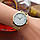 Жіночі годинники Classic під мармур золоті, жіночий наручний годинник з циферблатом мраморним, фото 5
