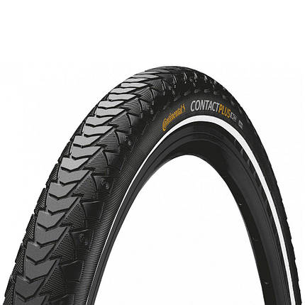 Велосипедна покришка міська не складна напівслік Continental Contact Plus, 28", 700 x 47C (45C), 28 x 1.75, фото 1