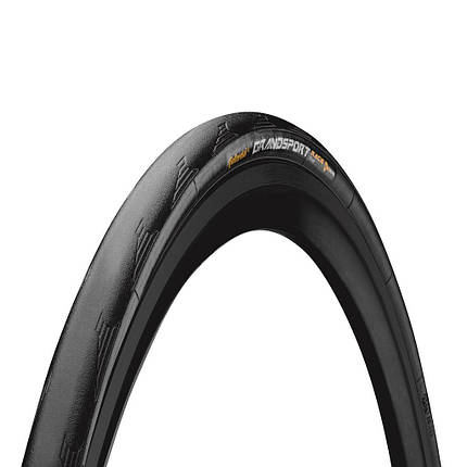 Велосипедна покришка шина Continental Grand Sport Race 28", 700x25C, NyTech Breaker, Skin, чорний, фолдінга, фото 1