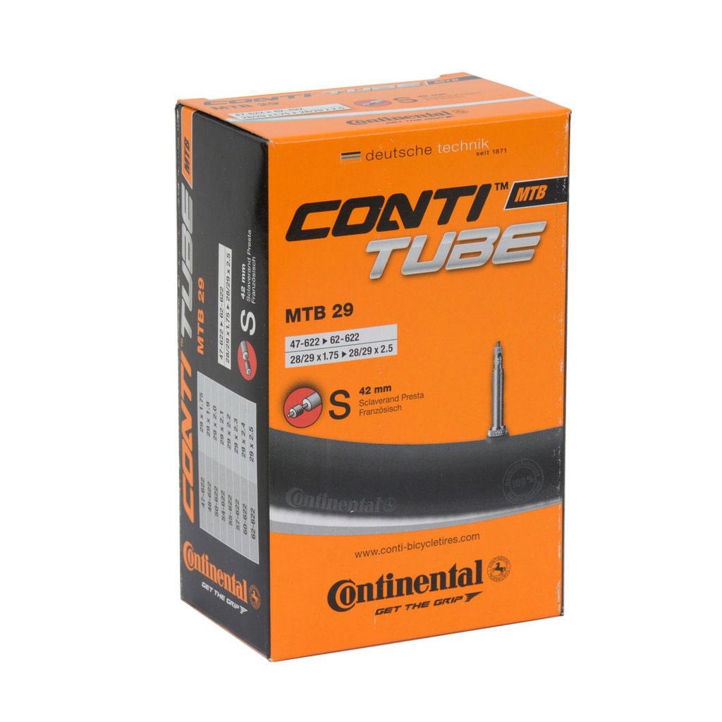 Камера для велосипеда Continental MTB 28/29"x1.75-2.5, 47-662 -> 62-662, S42, 240 г.