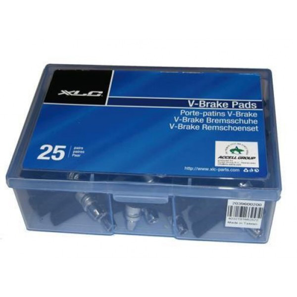 Колодки гальмові для велосипеда V-Brake XLC BS-V01, 50шт, 70мм.