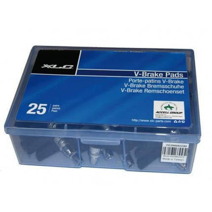 Колодки гальмові для велосипеда V-Brake XLC BS-V01, 50шт, 70мм., фото 1
