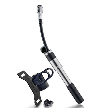 Мінінасос для велосипеда Birzman Velosity 160psi, сріблястий, фото 1