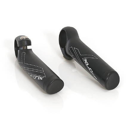 Ріжки велосипеда XLC BE-A12, 90 мм, чорні матові, фото 1