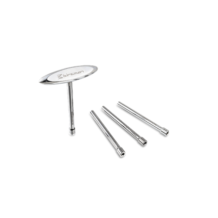 Велоключ для спиць з Т-подібною ручкою, сріблястий, Birzman, фото 1