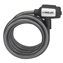Замок тросовий для велосипеда під ключ зі сталі XLC 'Al Capone', Ø10х1200мм
