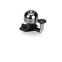 Дзвінок для велосипеда механічний велодзвінок XLC DD-M011 темно- срібний 22 мм