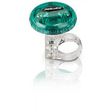 Дзвінок для велосипеда XLC DD-M012, прозоро-зелений, Ø 36 мм