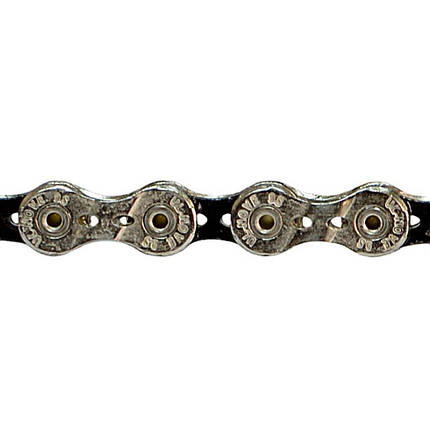 Ланцюг велосипеда TAYA NOVE-91(UL)DHT Silver/Blac 1/2x5/64,116L, 9ск., фото 1