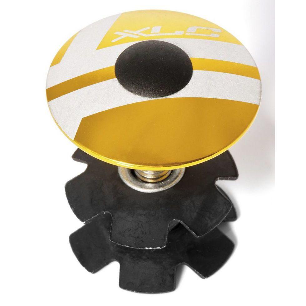 Ромашка в рульову колонку для велосипеда XLC AP-S01 , 1.1/8" (темно жовтий)